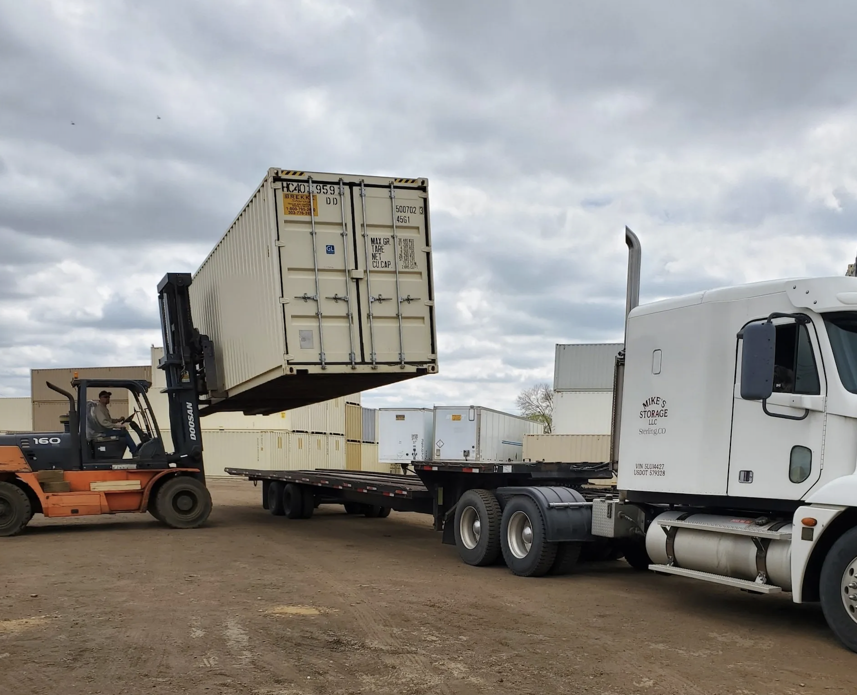 Loading Container for Sterling, CO